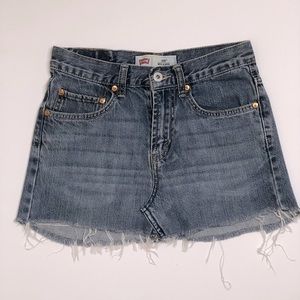 LEVIS 501 Custom Mini Denim Skirt | XS